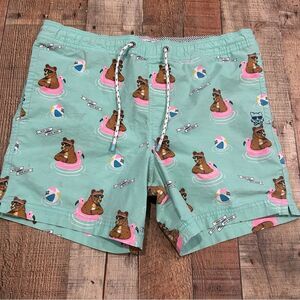 Party Pants Swim Trunks Men’s Small “Wish You Were Beer” Bears Pool Float Shorts